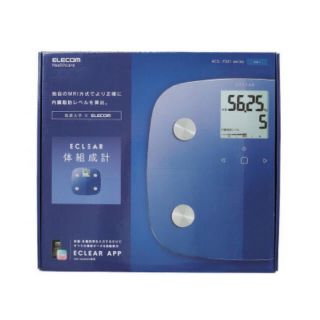 ELECOM - 【新品】ECLEAR 体組成計 ブルー HCS-FS01BU エルコム