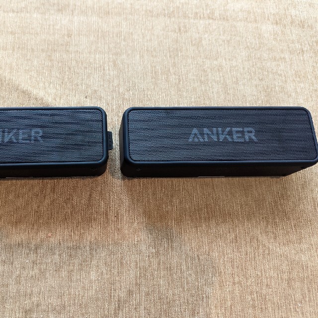 2台セット★Anker Soundcore 2 ステレオスピーカー 24時間連続 スマホ/家電/カメラのオーディオ機器(スピーカー)の商品写真