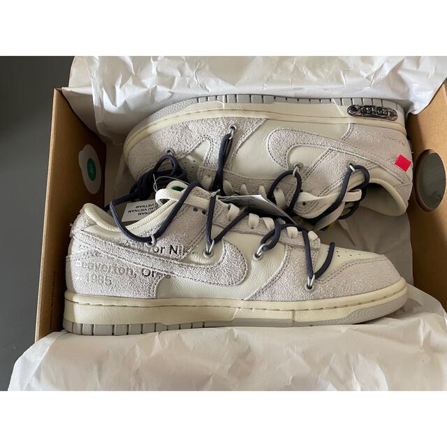 OFF-WHITE × NIKE DUNK LOW 1 OF 50 "20"靴/シューズ