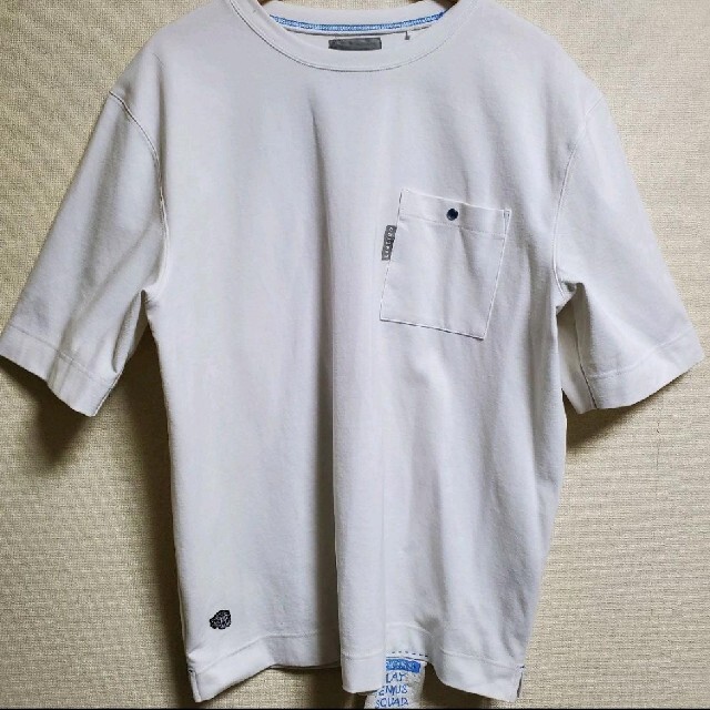 LIBEIRO 5分袖 オーバーサイズタグTシャツ 3