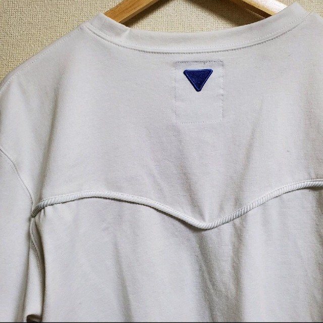 LIBEIRO 5分袖 オーバーサイズタグTシャツ 4