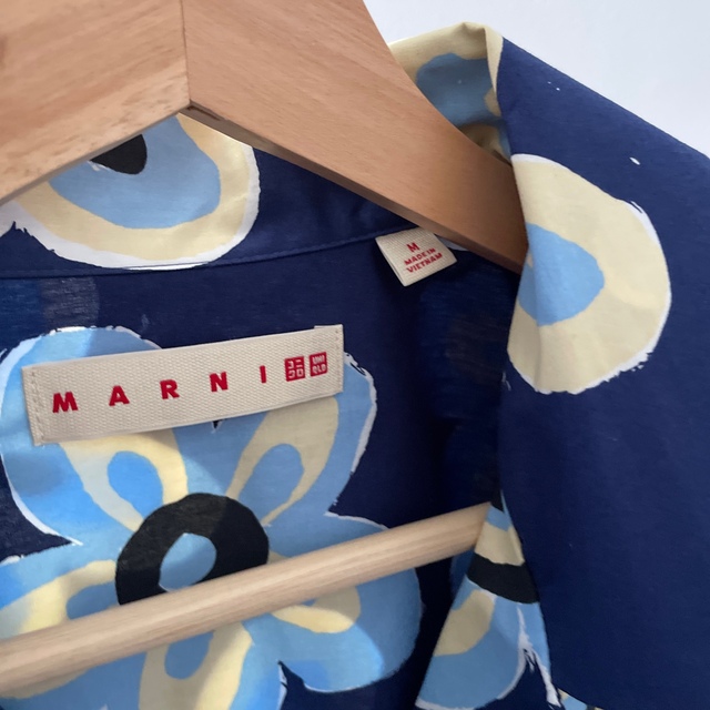 Marni(マルニ)のuniqlo×MARNI 半袖オープンカラーシャツ　M メンズのトップス(シャツ)の商品写真