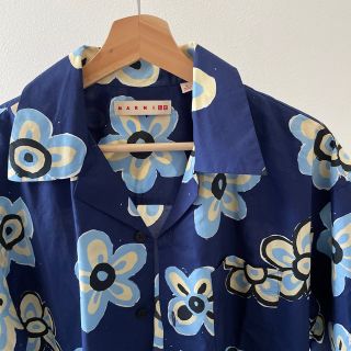 マルニ(Marni)のuniqlo×MARNI 半袖オープンカラーシャツ　M(シャツ)