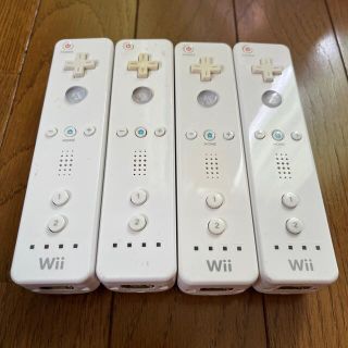 ウィー(Wii)のWii Wiiu 用　Wiiリモコン　 4本セット！(家庭用ゲーム機本体)