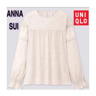 ユニクロ(UNIQLO)のANNA SUI ユニクロ　長袖ブラウス　Ⓜ️(シャツ/ブラウス(長袖/七分))