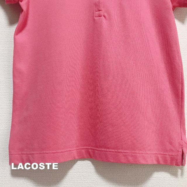 LACOSTE(ラコステ)の【LACOSTE LIVE】ラコステ eyelashビックワニロゴ ポロシャツ レディースのトップス(ポロシャツ)の商品写真