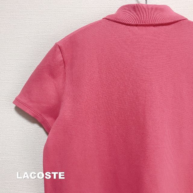 LACOSTE(ラコステ)の【LACOSTE LIVE】ラコステ eyelashビックワニロゴ ポロシャツ レディースのトップス(ポロシャツ)の商品写真