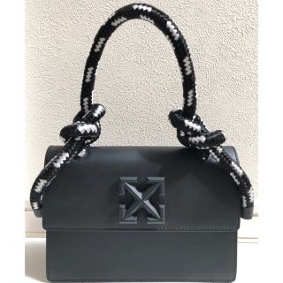 オフホワイト  Small Meteor Bag ショルダーバッグ レザー 黒