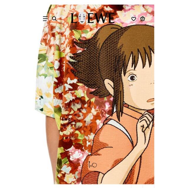 かわいい! LOEWE - LOEWE 千と千尋の神隠し 千尋プリントTシャツ 完売