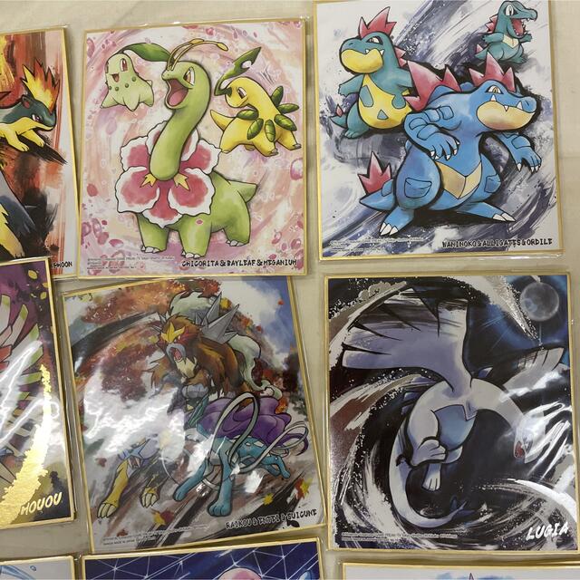 ポケモン色紙ART ポケモン色紙アート 1弾 16種 コンプリート レア 未 ...