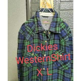ディッキーズ(Dickies)のDickies ディッキーズ ウエスタンシャツ フランネルシャツ ＸＬ(シャツ)