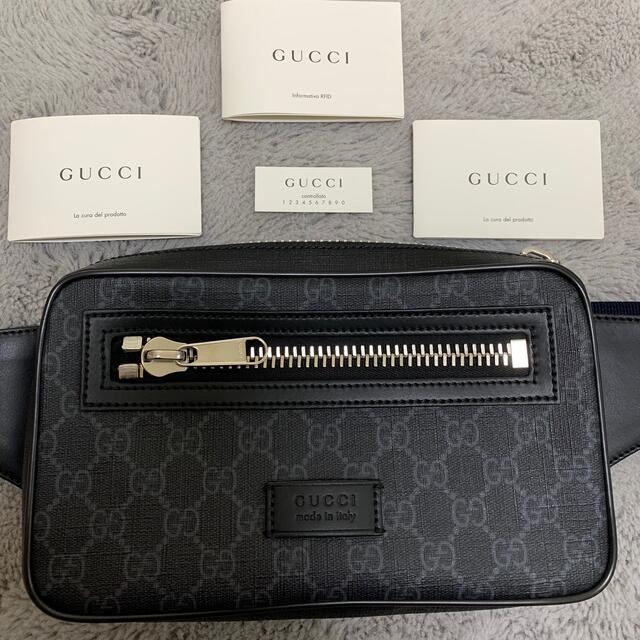 Gucci(グッチ)のGUCCI グッチ　ウエストポーチ　ボディバッグ　GG ショルダー　美品 メンズのバッグ(ボディーバッグ)の商品写真