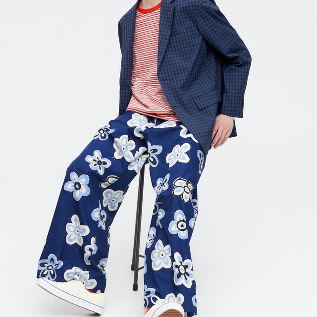 UNIQLO MARNI マルニ　ユニクロ　イージーワイドフィットパンツ　M