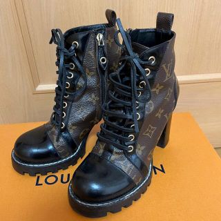 ルイヴィトン(LOUIS VUITTON)のLOUIS VUITTON ルイヴィトン アンクルブーツ スタートレイルライン(ブーツ)