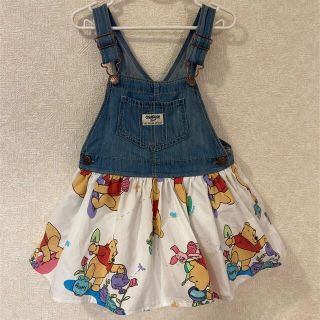 オシュコシュ(OshKosh)のリメイクワンピース♡くまのプーさん(ワンピース)