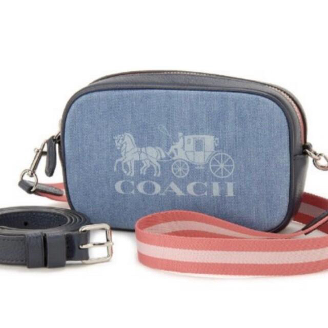 COACHコーチ デニム ジェス コンバーチブル ベルトバッグ シルバー／デニム