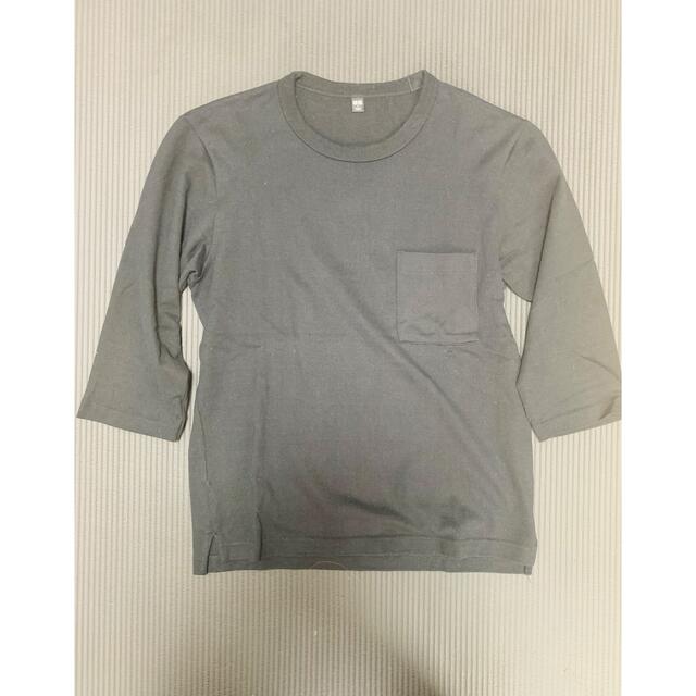 UNIQLO(ユニクロ)のUNIQLO 7分丈 ロンT メンズのトップス(Tシャツ/カットソー(七分/長袖))の商品写真