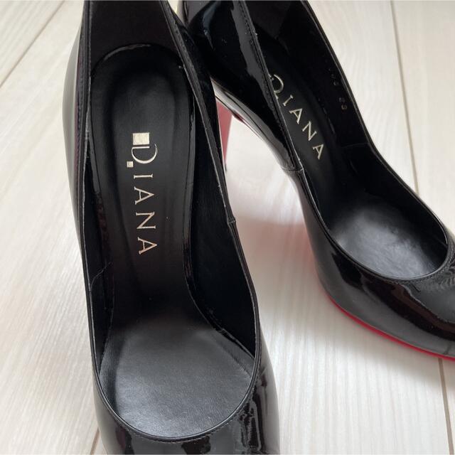 DIANA(ダイアナ)のダイアナパンプス黒23 レディースの靴/シューズ(ハイヒール/パンプス)の商品写真