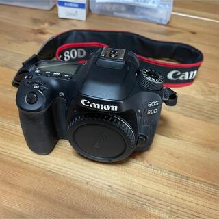 キヤノン(Canon)の美品CANON EOS80D ボディ(その他)