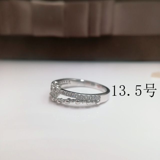 tt13037閉店セールリング13.5号リング華麗優雅czダイヤモンドリング レディースのアクセサリー(リング(指輪))の商品写真