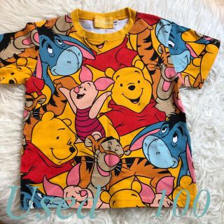 ディズニー(Disney)のディズニーリゾート　プーさんTシャツ　100(Tシャツ/カットソー)