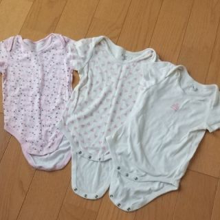 ベビーギャップ(babyGAP)のロンパース 80 ユニクロ ベビーギャップ 3枚(ロンパース)