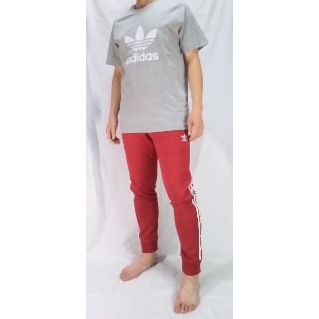 adidas(アディダス)の新品 M adidas originals Tシャツ トレフォイル 灰 メンズのトップス(Tシャツ/カットソー(半袖/袖なし))の商品写真