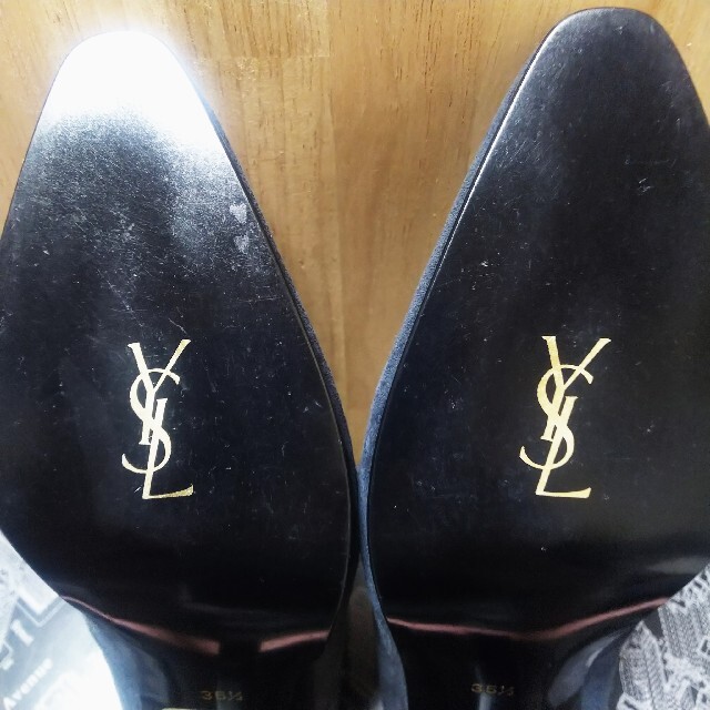 Yves Saint Laurent Beaute(イヴサンローランボーテ)のイブサンローラン スウェード ハイヒール パンプス レディースの靴/シューズ(ハイヒール/パンプス)の商品写真