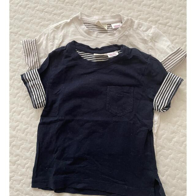 ZARA KIDS(ザラキッズ)の【新品に近い美品】ZARA Tシャツ キッズ/ベビー/マタニティのベビー服(~85cm)(Ｔシャツ)の商品写真