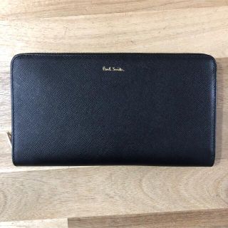 ポールスミス(Paul Smith)のポールスミス 財布 マルチストライプ Paul Smith ブラック ファスナー(長財布)