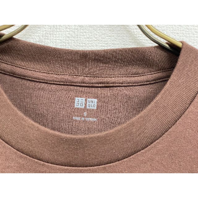 UNIQLO(ユニクロ)の未使用ユニクロUNIQLOソフトタッチ クルーネックTシャツS★X22117 レディースのトップス(Tシャツ(長袖/七分))の商品写真