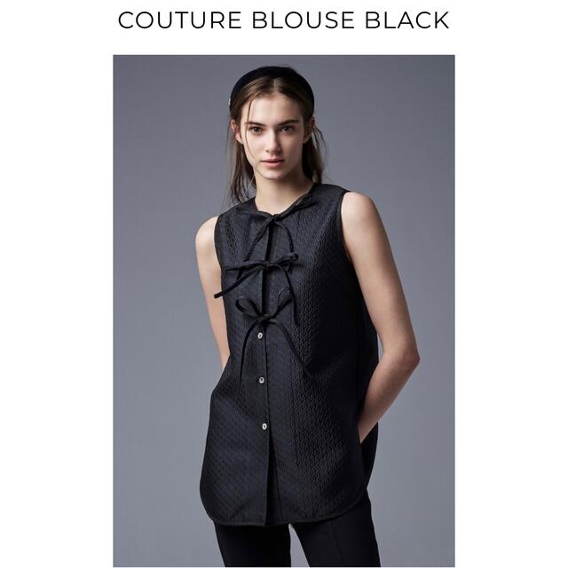 AMICA  COUTURE BLOUSE BLACK 新品未使用drawer