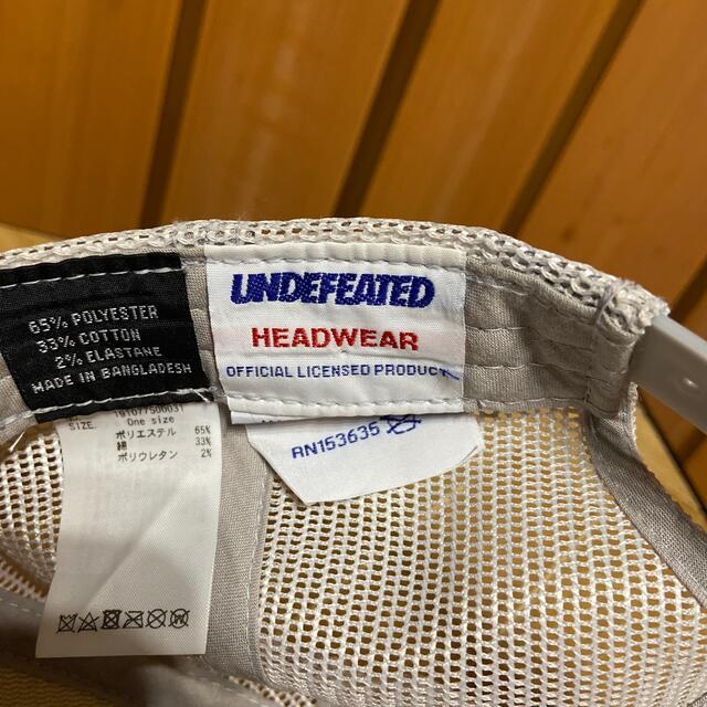 UNDEFEATED(アンディフィーテッド)のundefeated キャップ メンズの帽子(キャップ)の商品写真