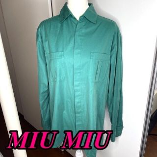 ミュウミュウ(miumiu)のMIU MIU ミュウ ミュウ メンズ  長袖　シャツ　バックポケット(シャツ)