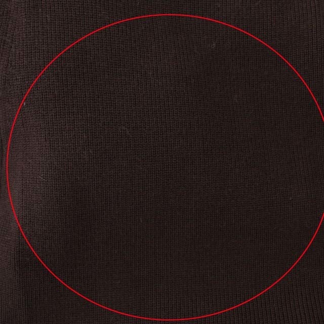 Noble(ノーブル)のノーブル リブニットタイトスカート ロング スリット F 茶 ブラウン /CM レディースのスカート(ロングスカート)の商品写真