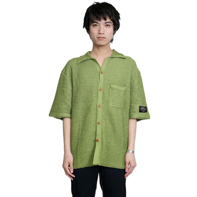 8on8 22SSグリーンシャツ（OURS深水光太さん着用）