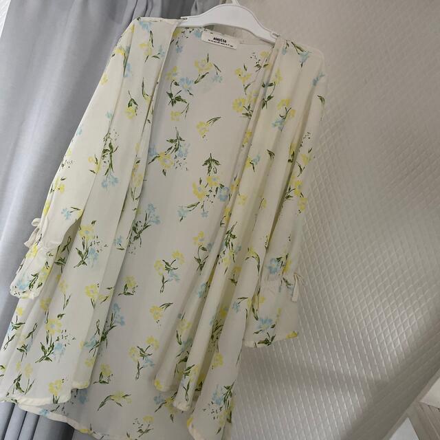 しまむら(シマムラ)のしまむら　花柄カーディガン130 キッズ/ベビー/マタニティのキッズ服女の子用(90cm~)(カーディガン)の商品写真