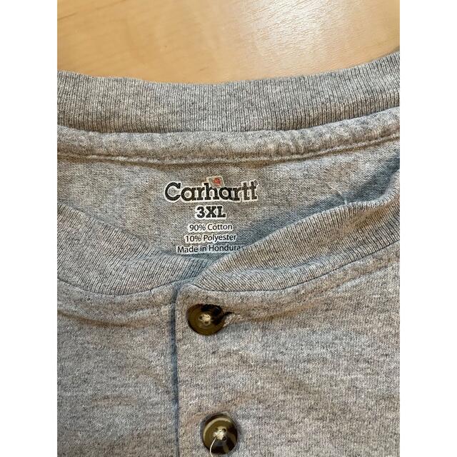 carhartt(カーハート)のカーハート　ヘンリーネック　Tシャツ メンズのトップス(Tシャツ/カットソー(半袖/袖なし))の商品写真