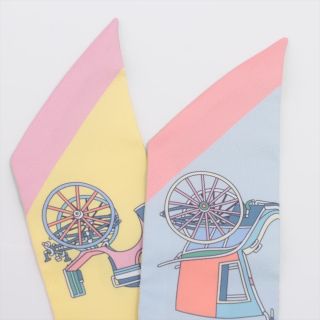 極美品 HERMES ツイリー VOITURES EXQUISES 精巧な馬車