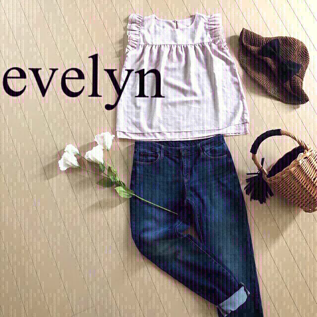 evelyn(エブリン)のevelyn エブリンブラウス カットソー トップス レディースのトップス(シャツ/ブラウス(半袖/袖なし))の商品写真