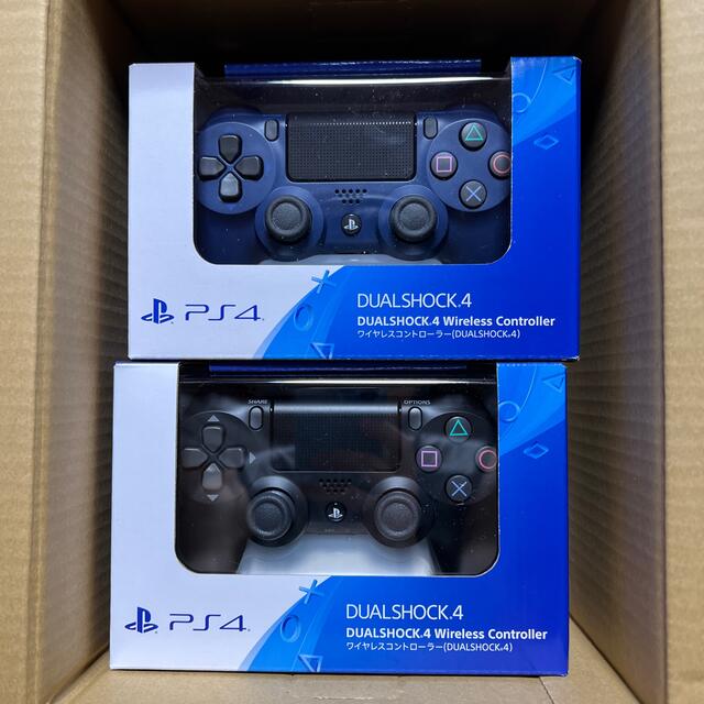 公式の SONY 2個 セット ワイヤレスコントローラー(DUALSHOCK4