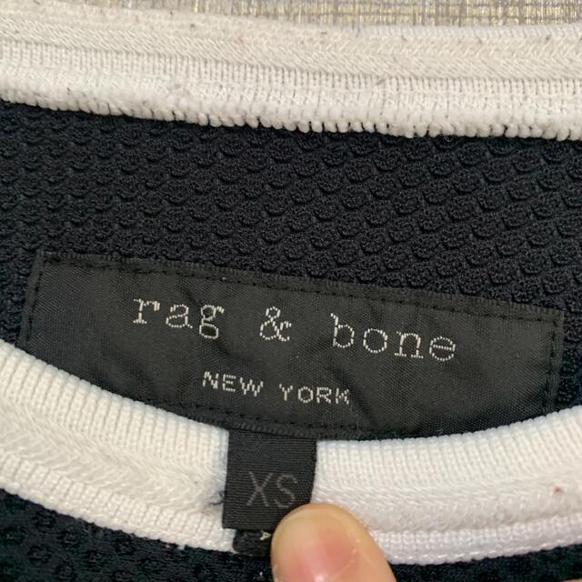 Rag & Bone(ラグアンドボーン)のラグアンドボーン　アメリカ製　USA製　メッシュ　古着　アメリカ古着　ビンテージ レディースのトップス(カットソー(長袖/七分))の商品写真