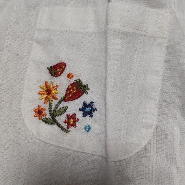 Fusen-Usagi(フーセンウサギ)の刺繍チュニック　120、130 キッズ/ベビー/マタニティのキッズ服女の子用(90cm~)(ワンピース)の商品写真