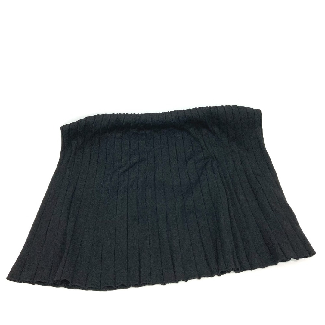 LE CIEL BLEU(ルシェルブルー)のルシェルブルー LE CIEL BLEU プリーツ 無地 ロング アパレルボトムス スカート レーヨン ブラック 新品同様 レディースのスカート(ひざ丈スカート)の商品写真