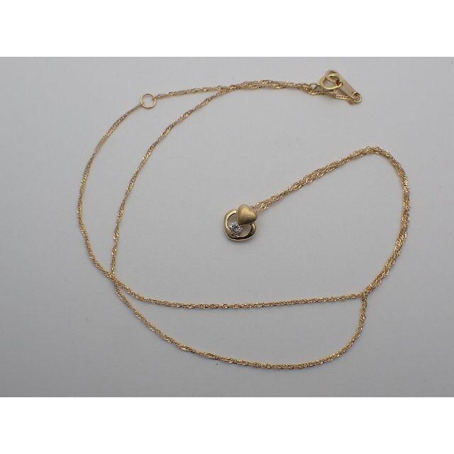 K18 ダイヤ ペンダント ネックレス 0.06ct 40cm 1.2g レディースのアクセサリー(ネックレス)の商品写真