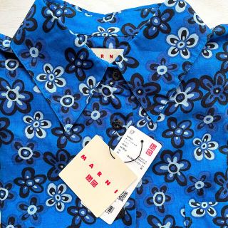 ユニクロ(UNIQLO)のMARNI マルニ UNIQLO ユニクロ コラボ オーバーサイズシャツ 長袖(シャツ)