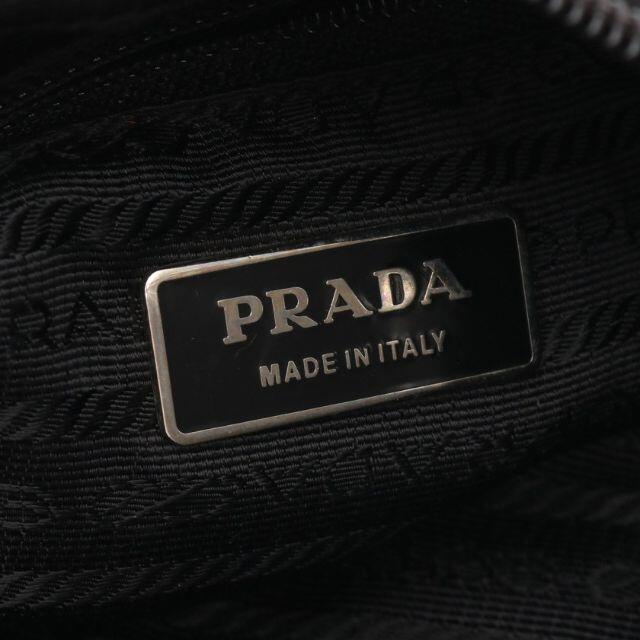 PRADA(プラダ)のショルダーバッグ ナイロン レザー ブラック 三角プレート レディースのバッグ(ショルダーバッグ)の商品写真