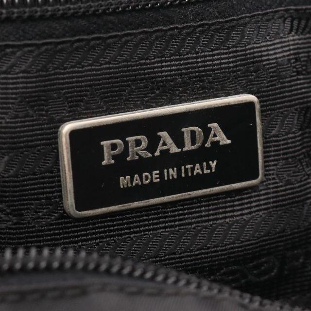 PRADA(プラダ)のショルダーバッグ ナイロン サフィアーノレザー ブラック 三角プレート レディースのバッグ(ショルダーバッグ)の商品写真