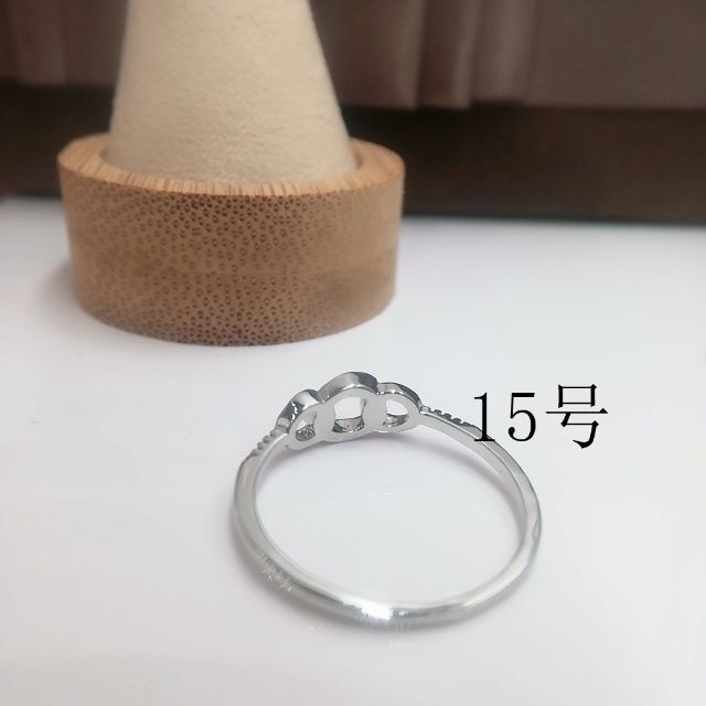 tt15029閉店セールリング15号リング細身czダイヤモンドリング レディースのアクセサリー(リング(指輪))の商品写真