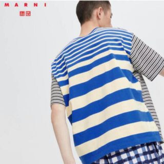 「UNIQLO×MARNI ユニクロ×マルニ ボーダークルーネックTシャツ